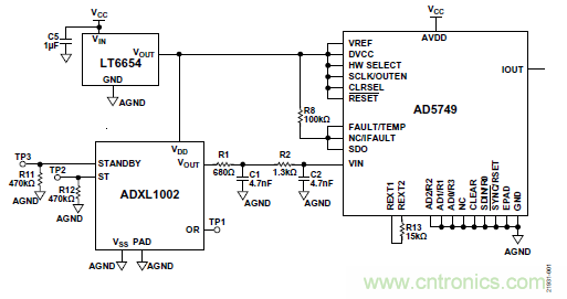 10kHz MEMS加速度計(jì)，提供4mA至20mA輸出，適合狀態(tài)監(jiān)控應(yīng)用