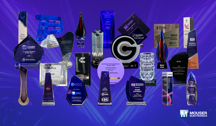 再創(chuàng)佳績(jī)！貿(mào)澤電子2024年狂攬全球制造商25+項(xiàng)頂尖代理大獎(jiǎng)