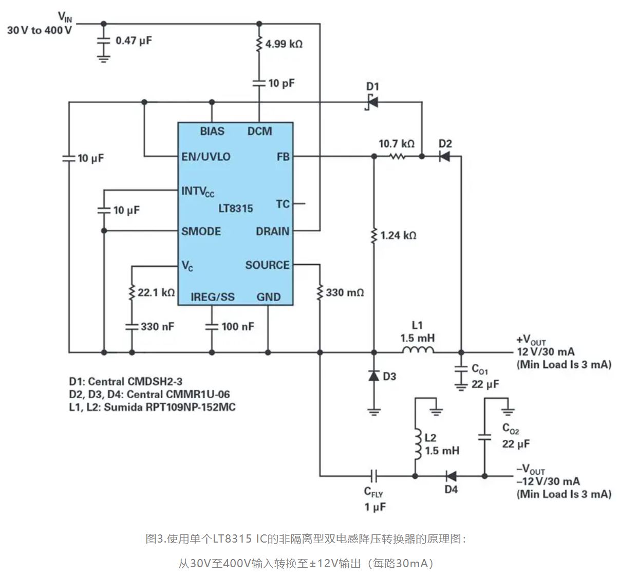 單個IC也能構(gòu)建緊湊、高效的雙極性穩(wěn)壓器