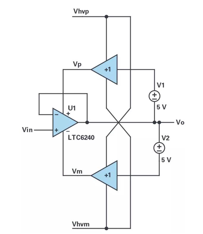 能否讓低壓放大器自舉來(lái)獲得高壓緩沖器？